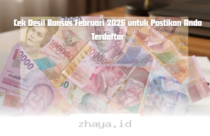 Apakah Anda Termasuk Desil Bansos Februari 2026? Cek Sekarang!