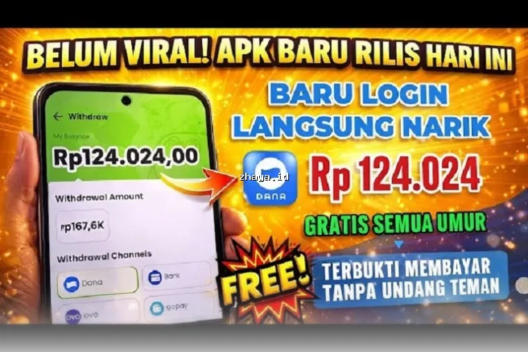 Aplikasi Penghasil Uang 2026 Terbukti Transfer ke DANA Tanpa Syarat Ribet