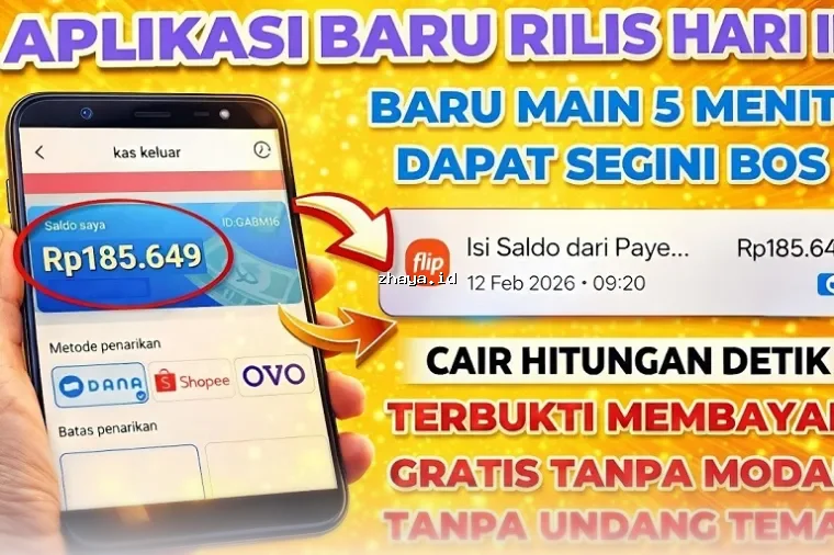 Aplikasi Penghasil Uang Tercepat 2026, WD Langsung ke DANA Hari Ini!