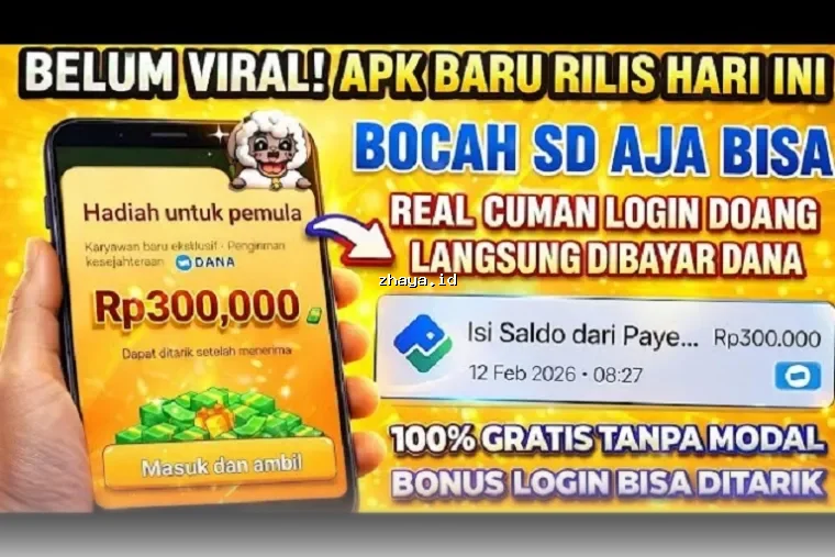 Aplikasi Penghasil Uang Tercepat 2026, WD Rp1.000 Langsung ke Dana