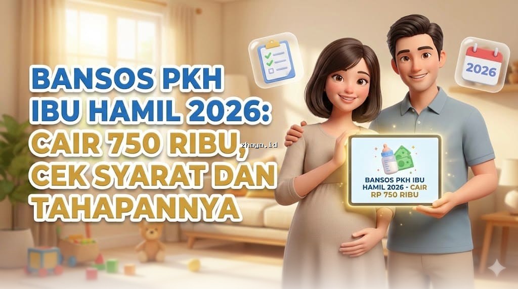 Bansos PKH Ibu Hamil 2026 Cair Rp750 Ribu, Ini Syarat & Tahapannya!
