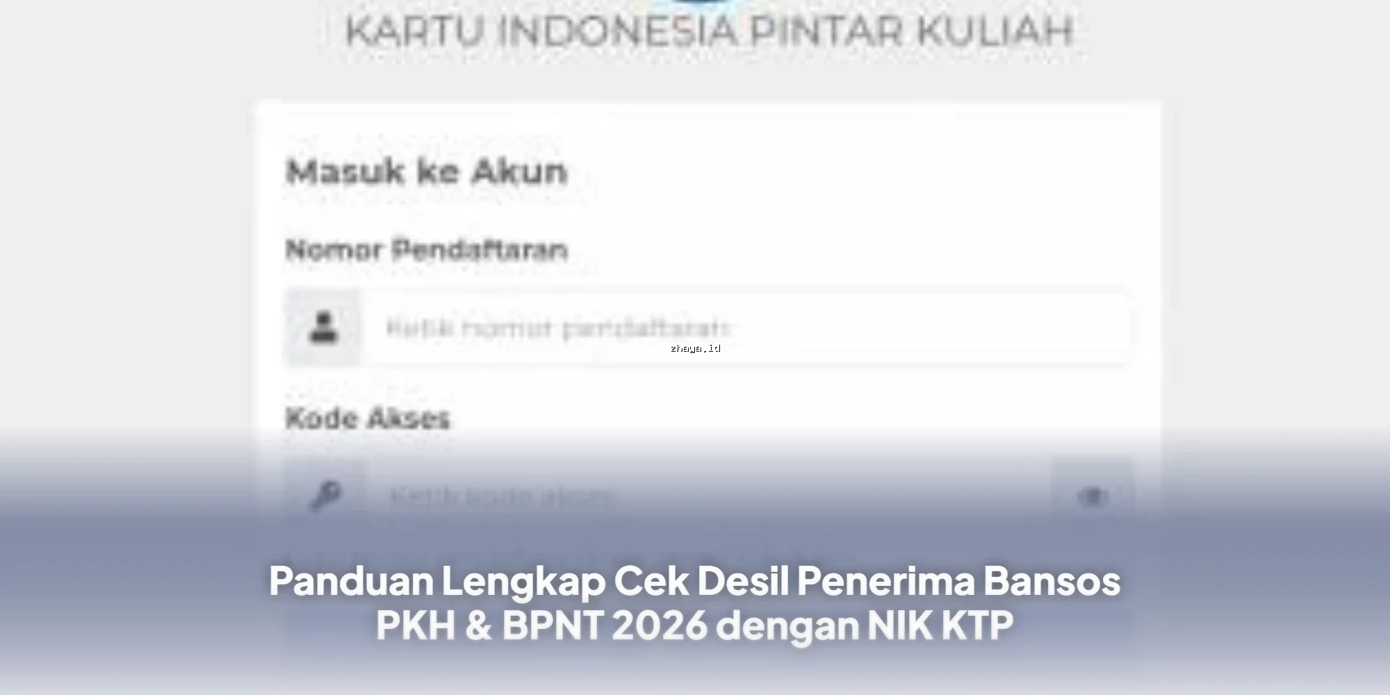 Cara Mudah Cek Desil Bansos PKH & BPNT 2026 via NIK KTP Online