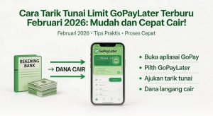 Cara Tarik Tunai GoPayLater 2026: Langsung Cair, Tanpa Ribet!