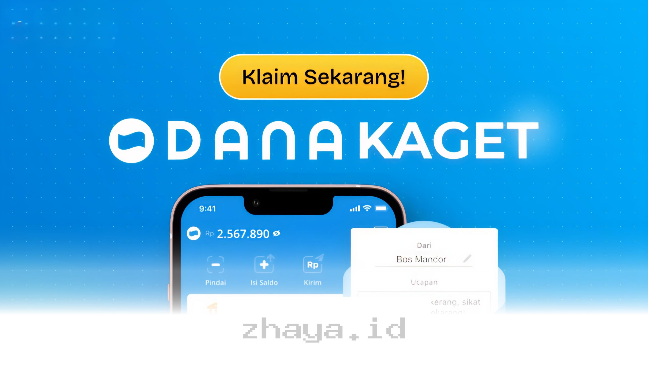DANA Berhasil Transfer Saldo Gratis ke Dompet Digital, Cuma Butuh HP untuk Klaim!