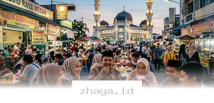 Jadwal Waktu Buka Puasa Ramadhan Hari Ini, Jum’at, 27 Februari 2026 Untuk Kota Medan dan Sekitarnya