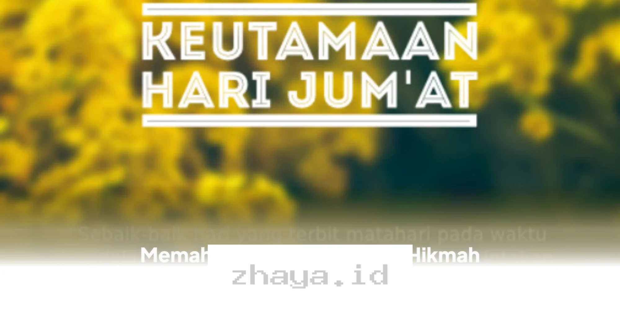 Mengapa Shalat Jum’at Menjadi Kewajiban yang Penuh Berkah dan Hikmah dalam Islam?