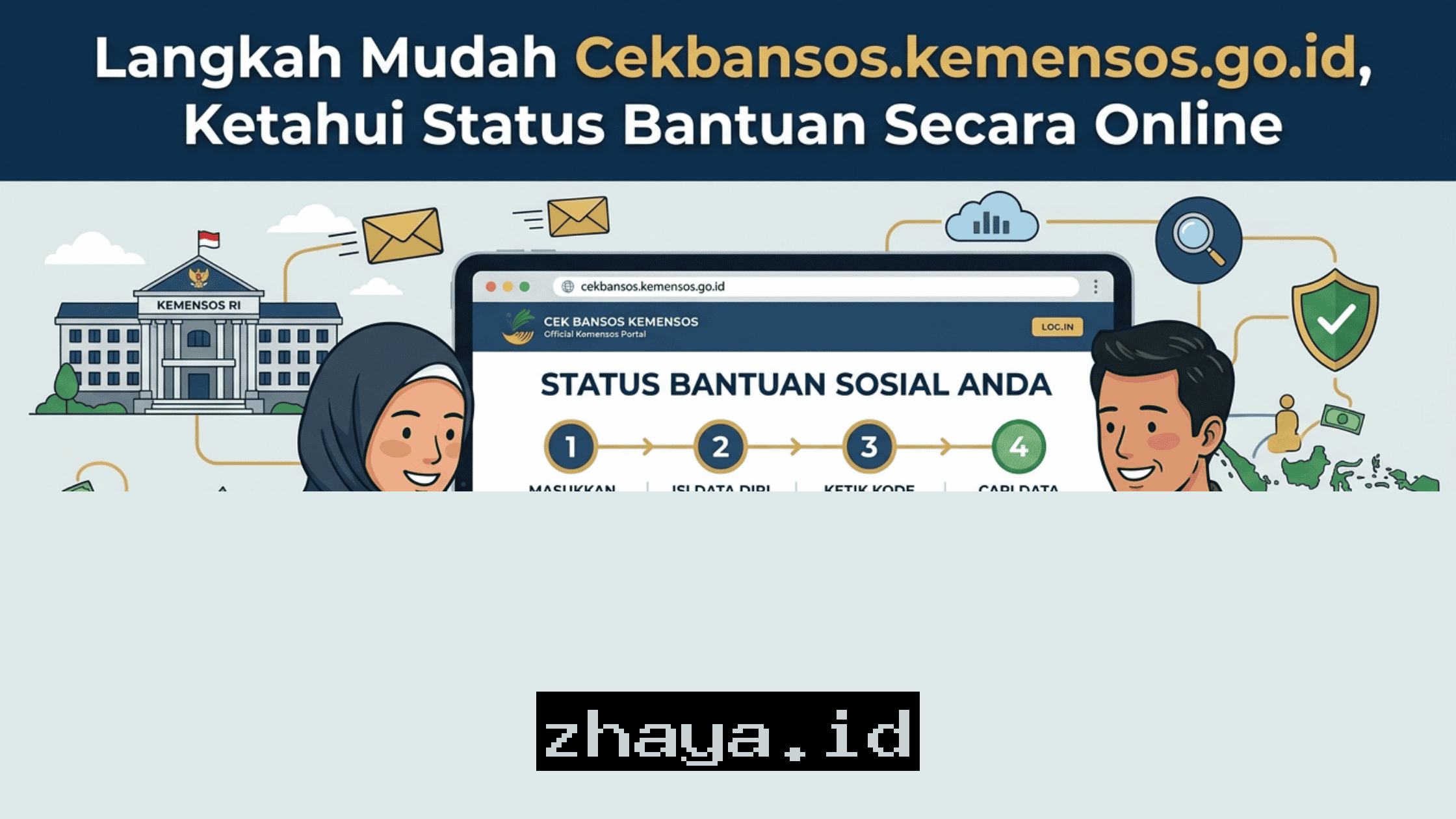 Cara Cepat Cek Status Penerima Bansos Kemensos Hanya Lewat HP!